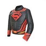 Superman Racing Motorbike jacket Pure Cow Hide Leather