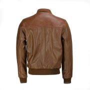Genuine Leather Pilot Fashion Biker Style Jacket - Image 3