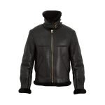 R.A.F Irvin Mystic Women Black B3 Leather Jacket