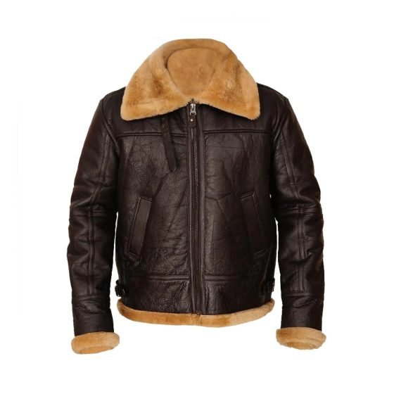 Men's Trending B3 Bomber Shearling Leather Jacket