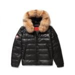 Real Quality Black Mens V Bomber Leather Jacket