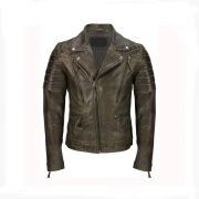 Men's Brown Vintage Pilot B3 Sheepskin Flying Leather Jacket