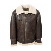 Flight B3 Aviator Bomber Leather Brown Jacket