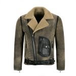 Men's RAF B3 Sheepskin Flying Leather Bomber Jacket