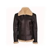 Women B3 Bomber Shearling Aviator Jacket