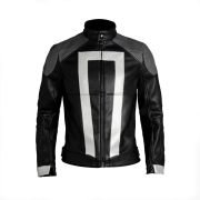 Men's Ghost Rider Costume Cosplay Leather Jacket