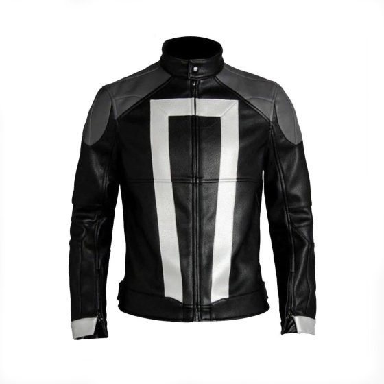 Men's Ghost Rider Costume Cosplay Leather Jacket