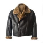 Men Black B3 Sheepskin Jacket