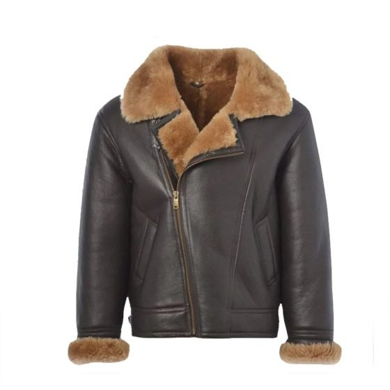 Men B3 Bomber Shearling Jacket