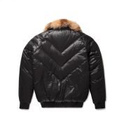 Premium Quality V-Bomber Nylon Black Crystal Fox Fur - Image 2
