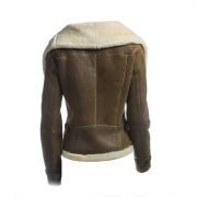 Women Oversized Fur Collar Jacket - Image 2