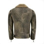Men's RAF B3 Sheepskin Flying Leather Bomber Jacket - Image 2