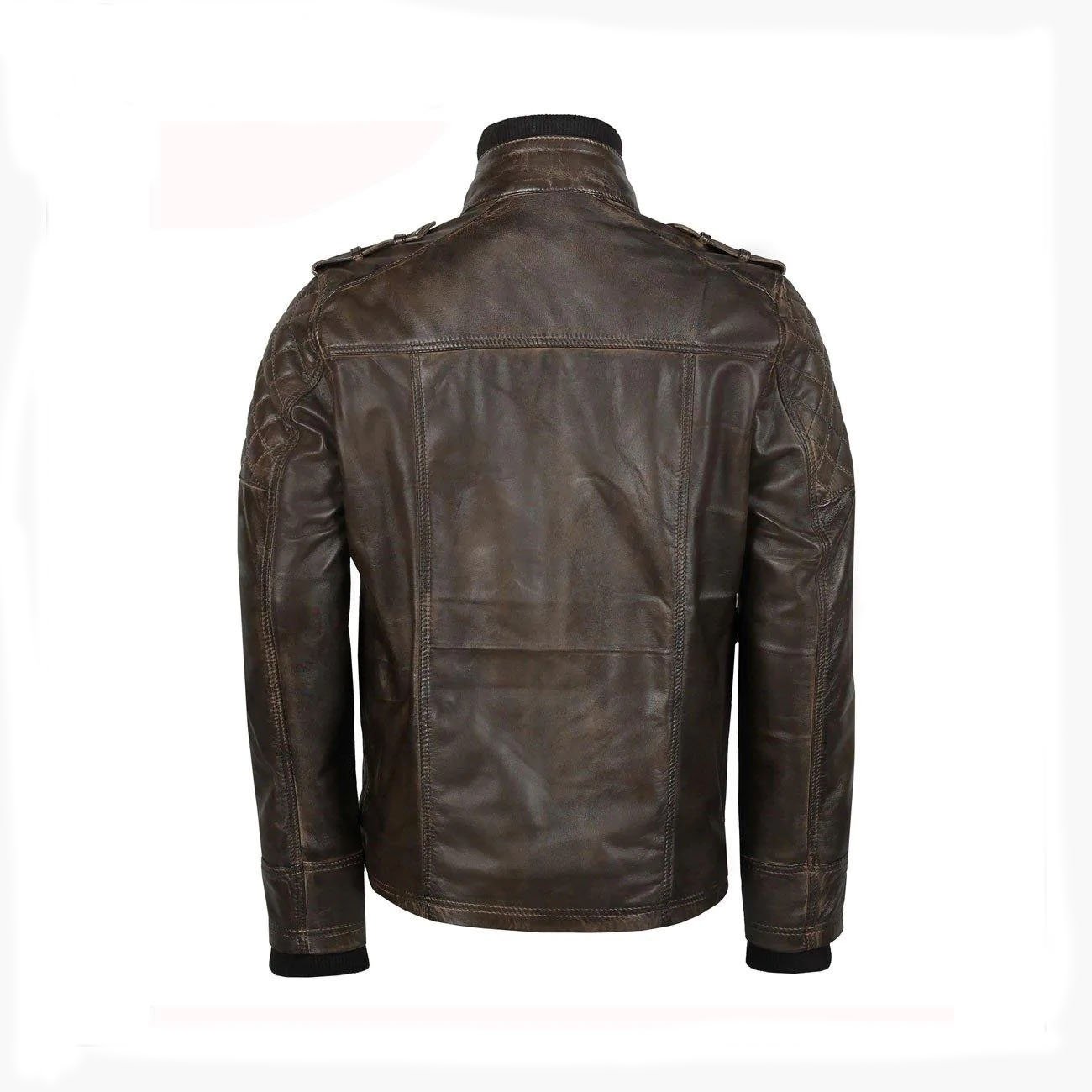 Genuine Leather Jacket, Classic Motorcycle Jacket, Riding Jacket, Light Weight Coat Genuine Leather Jacket, Classic Motorcycle Jacket, Riding Jacket, Light Weight Coat Motocollection