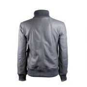 Gusty Grey Bomber Womens Leather Jacket - Image 2
