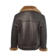 Men B3 Bomber Shearling Jacket - Image 2