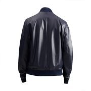 Men Oxford Blue Bomber Jacket - Image 3