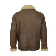 Men's Brown Aviator Shearling Flying Leather - Image 2