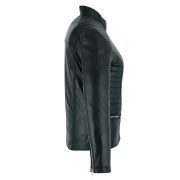 Womens Casual Leather Jacket - Ladies Real Genuine Soft Touch Sheepskin Biker Motorcycle Style Leather Coat - Image 4