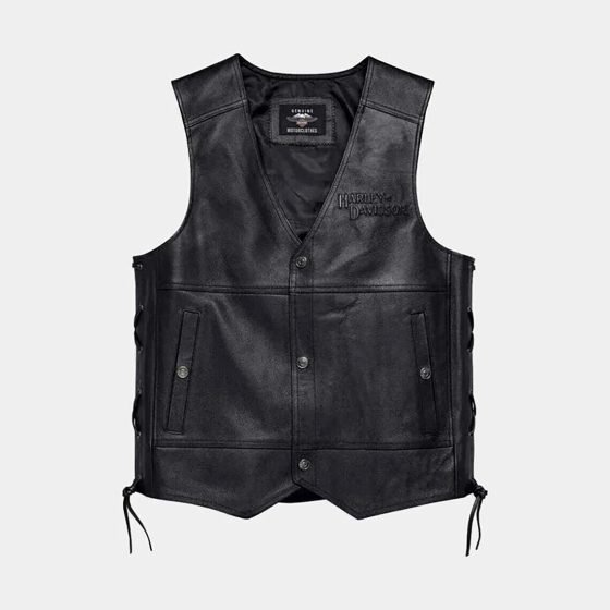 Harley Davidson Leather Vest for Men Leather Vest for Bikers Motocollection