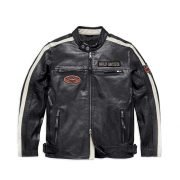 Harley-Davidson Men's Command Mid-Weight Leather Jacket Motocollection