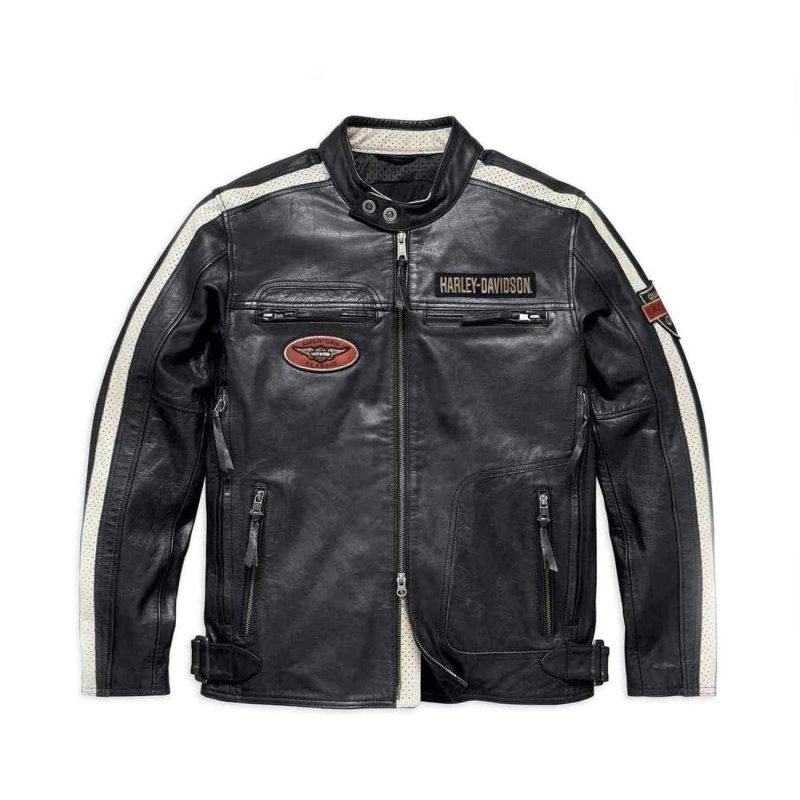 Harley-Davidson Men's Command Mid-Weight Leather Jacket Motocollection