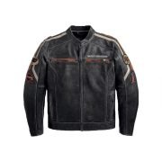 Harley Davidson Black Boxford Leather Jacket