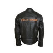 Bill Goldberg Black Harley Davidson Motorcycle Leather Jacket Motocollection