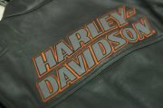 Men's Motorcycle HD Screaming Eagle Black Cowhide Leather Jacket Harley Davidson