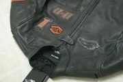 Men's Motorcycle HD Screaming Eagle Black Cowhide Leather Jacket Harley Davidson motocollection