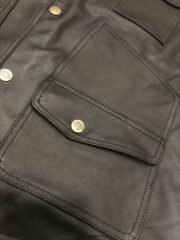 Premium Vest HD Reflective Skull Vest Men's Harley Motorcycle Cowhide Leather Motocollection