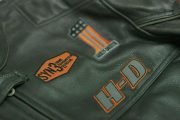 Men's Motorcycle HD Screaming Eagle Black Cowhide Leather Jacket Harley Davidson Motocollection