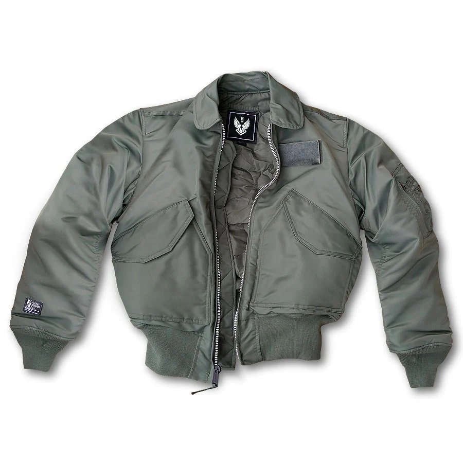1-149.jpg Sage Green A-2 Flight Jacket - Image 1