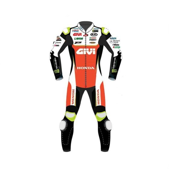 Honda Motorbike Leather Racing Suit Design 2019