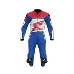 Honda Motorcycle Riding Leather Suit MotoGP Racing Biker Custom Suit