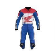 Honda Motorcycle Riding Leather Suit MotoGP Racing Biker Custom Suit