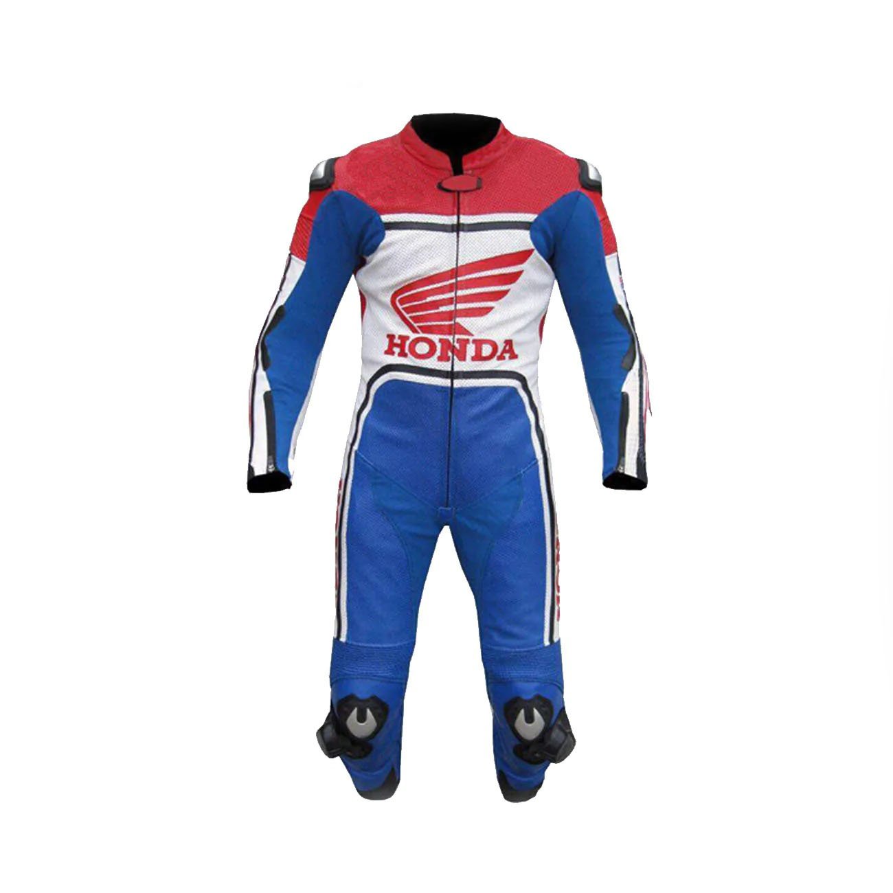 1-229.jpg Honda Motorcycle Riding Leather Suit MotoGP Racing Biker Custom Suit - Image 1