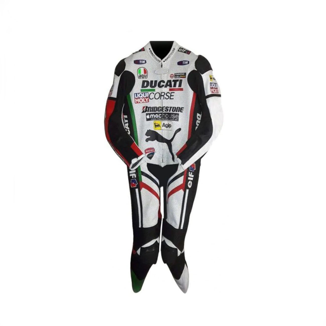1-234.jpg Ducati Corse Panther MotorBike MotoGP Racing Leather Suit - Image 1