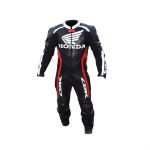 Canadian Honda Motorcycle Racing Leather Suit - MotoGP