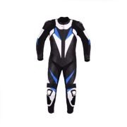 Dainese Dark Blue Motorbike Racing Leather Suit MotoGP