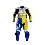 American Honda Moriwaki Motorcycle Racing Leather Suit - MotoGP Yellow