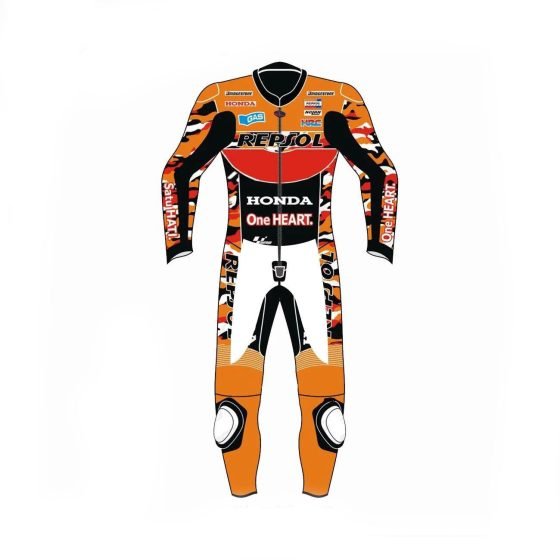 Honda Repsol Motorbike Leather Suit Multi Color-  MotoGP Racing