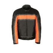 Textile Men's Racer Motorcycle Jacket