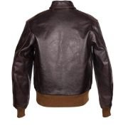 Men’s USAAF A-2 Bomber Brown Jacket - Image 3