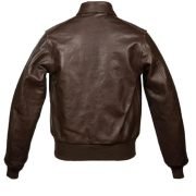 Men’s USAAF A-2 Bomber Brown Jacket - Image 3