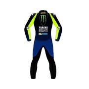 Valentino Rossi Yamaha Motorbike Leather Suit 2020 - Image 3
