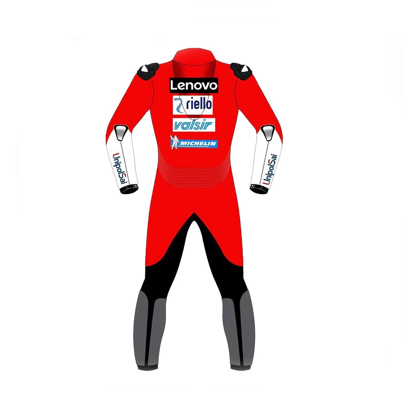2-209.jpg Andrea Dovizioso Ducati Motorbike Leather Suit 2020 - Motorcycle Racing - Image 3