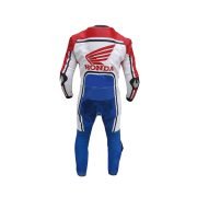 Honda Motorcycle Riding Leather Suit MotoGP Racing Biker Custom Suit - Image 3