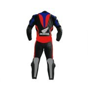 Honda CBR Motorbike MotoGP Black Leather Racing Suit - Image 3