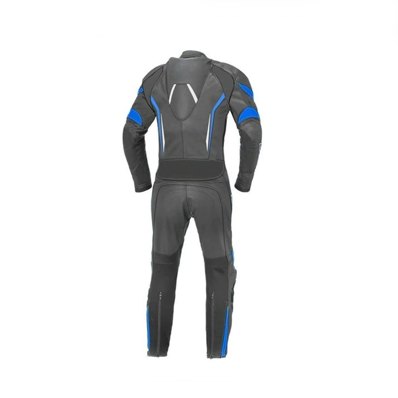 2-222.jpg Kawasaki MotoGP Racing Motorbike Leather Suit - Black And Blue - Image 3