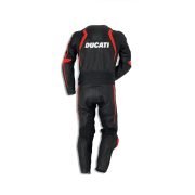 Ducati Corse C2 Black Motorcycle Racing Style MotoGP Leather Suit - Image 3